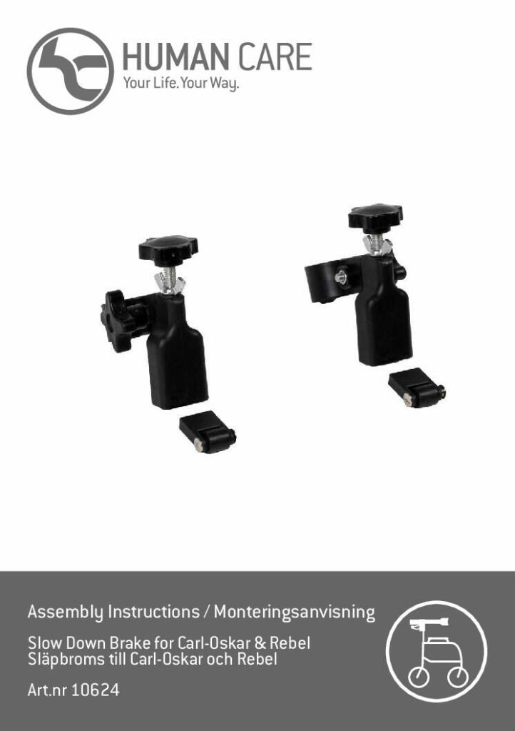 Monteringsanvisning Släpbroms